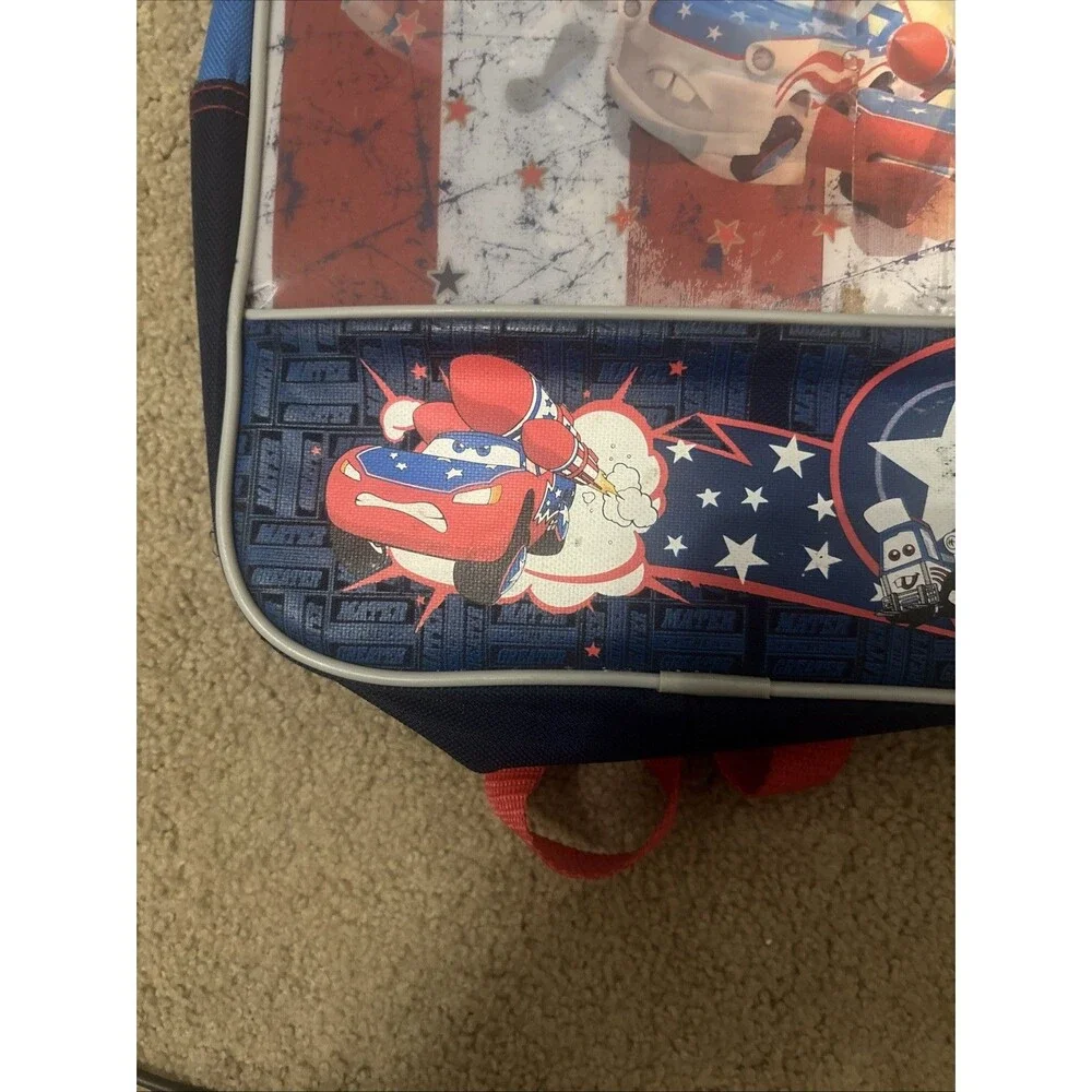 Lightning McQueen and mater Dynamic Duo Back pack holographic vintage kids
